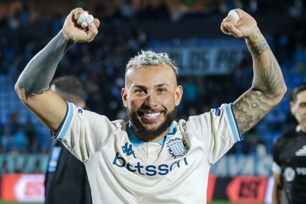 Duván Vergara y un golazo para darle el triunfo a Racing - foto: Racing