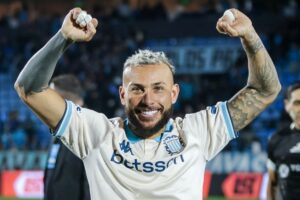 Duván Vergara y un golazo para darle el triunfo a Racing - foto: Racing
