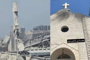 Israel bombardeó la única iglesia católica de Gaza - Foto: Redes sociales