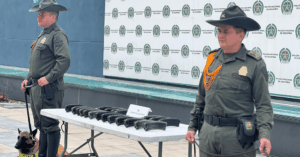 La Policía de Bogotá frustró el envío de 20 proveedores de fusil.