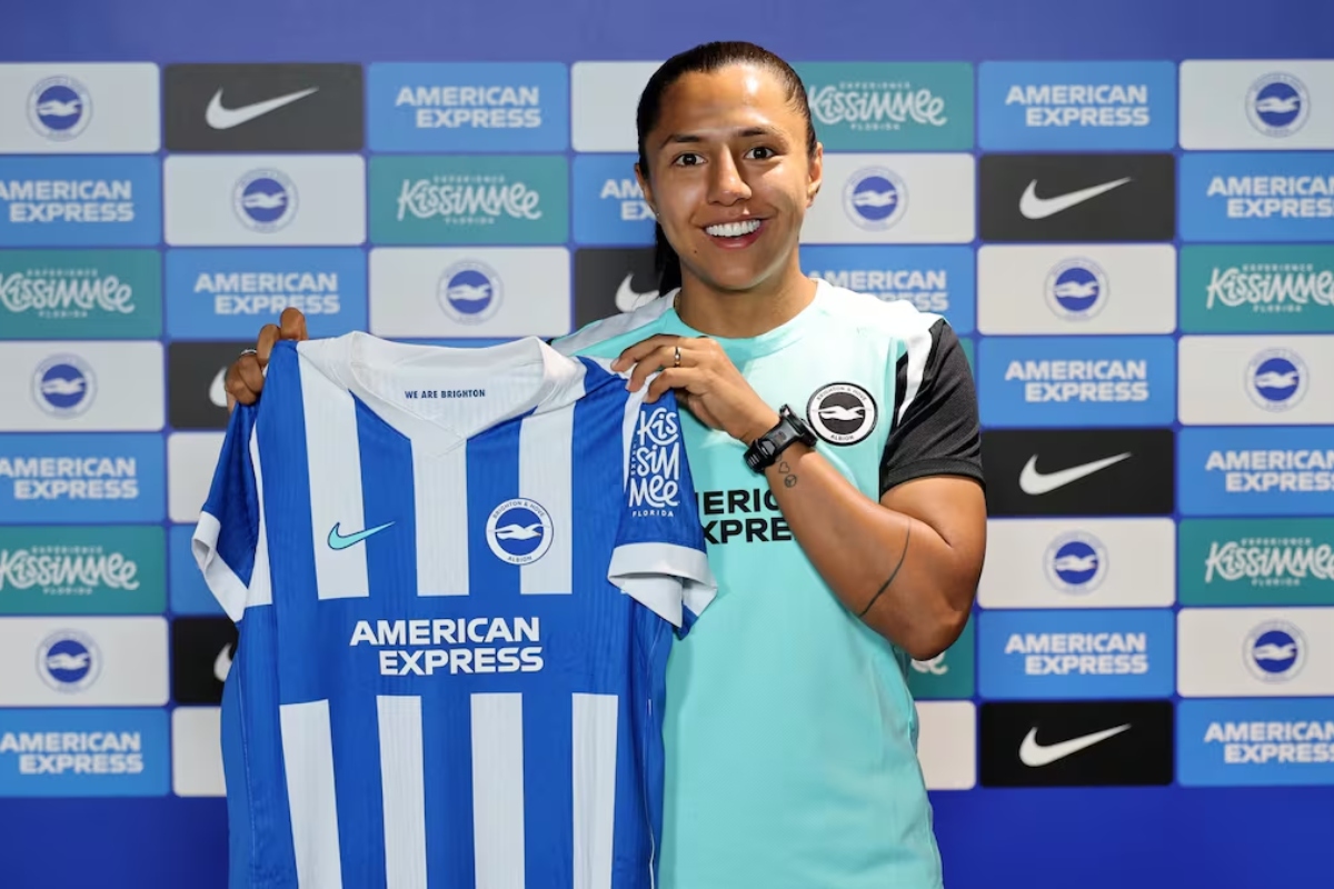 Manuela Vanegas, nueva jugadora del Brighton de Inglaterra - Foto: BRIGHTON & HOVE ALBION