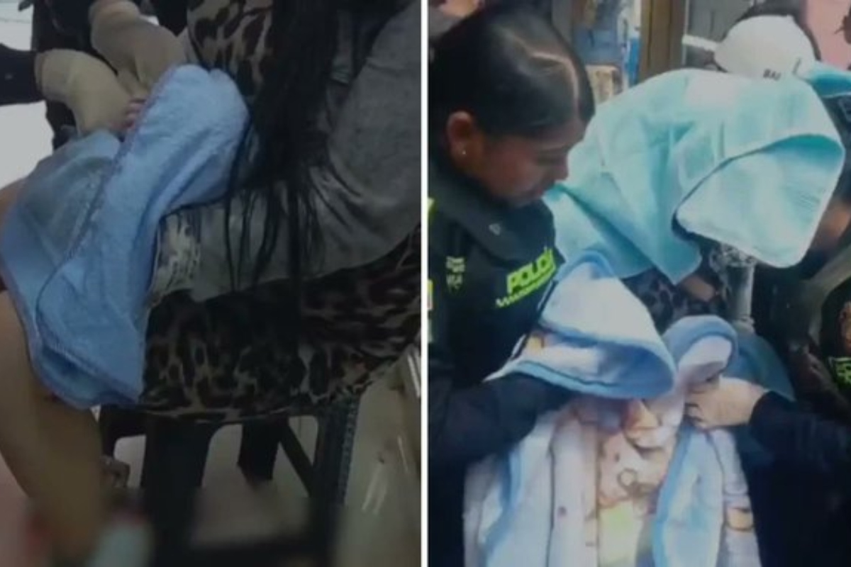 Patrulleras de la Policía atendieron parto en el centro de Bogotá 