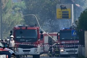 Explosión de gasolinera dejó 45 heridos en Roma - Foto: Redes sociales