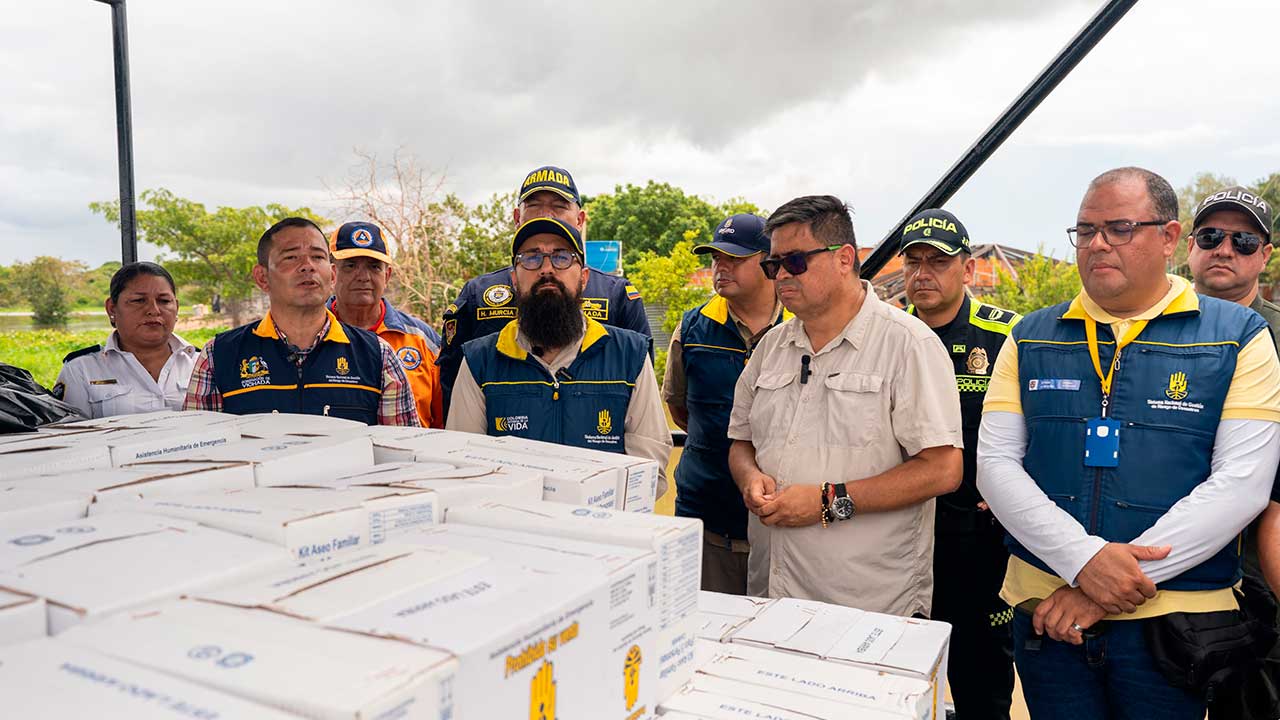UNGRD invierte más de $14.600 millones en Vichada: director recorrió zonas inundadas y entregó kits humanitarios
