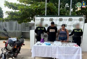 Privada de la libertad pareja que estaría implicada en narcomenudeo en Cartagena.