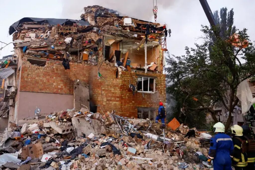 Al menos catorce civiles muertos en ataque ruso contra Kiev - Foto: Telegram