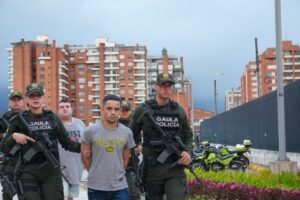 Dos capturados por el secuestro frustrado con ambulancia en Bogotá - Foto: Cortesía