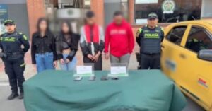 Cayó banda que drogaba a sus víctimas para hurtarlas en bares de Bogotá.