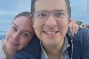 Así se despidió María Claudia Tarazona de su esposo, Miguel Uribe - Foto: Redes Sociales