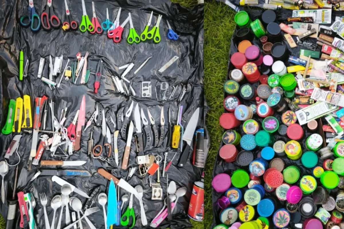 Lo que incautó la Policía de Bogotá en Hip Hop al Parque 2025 - Foto: Cortesía