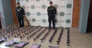 Incautados 35 kilos de marihuana camuflados en gomitas en Aeropuerto El Dorado.