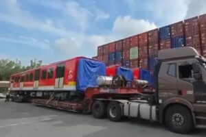 El primer tren del Metro de Bogotá ya salió de China con destino a la capital - Foto: Empresa Metro de Bogotá