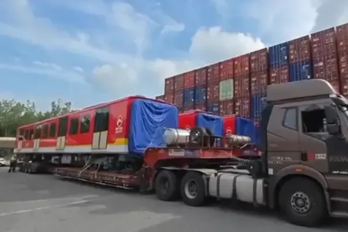 El primer tren del Metro de Bogotá ya salió de China con destino a la capital - Foto: Empresa Metro de Bogotá
