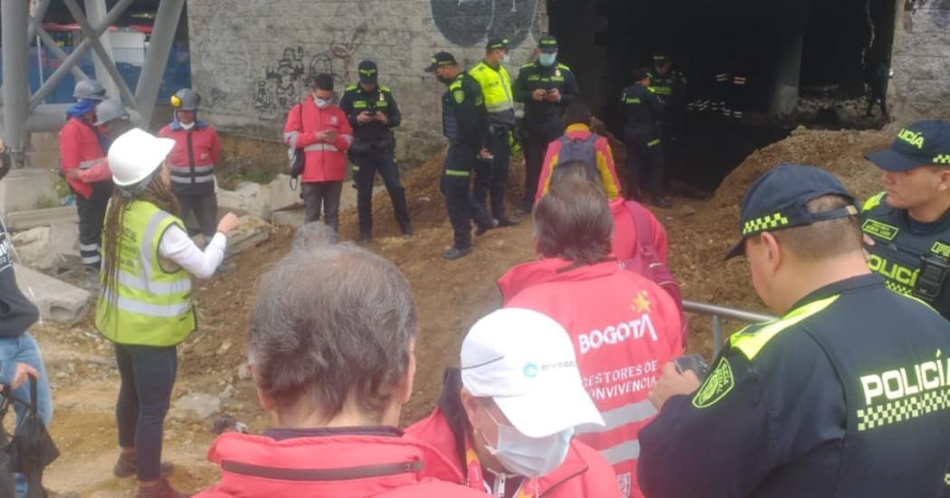 Autoridades adelantaron operativo en puente de la calle 100 con autopista Norte