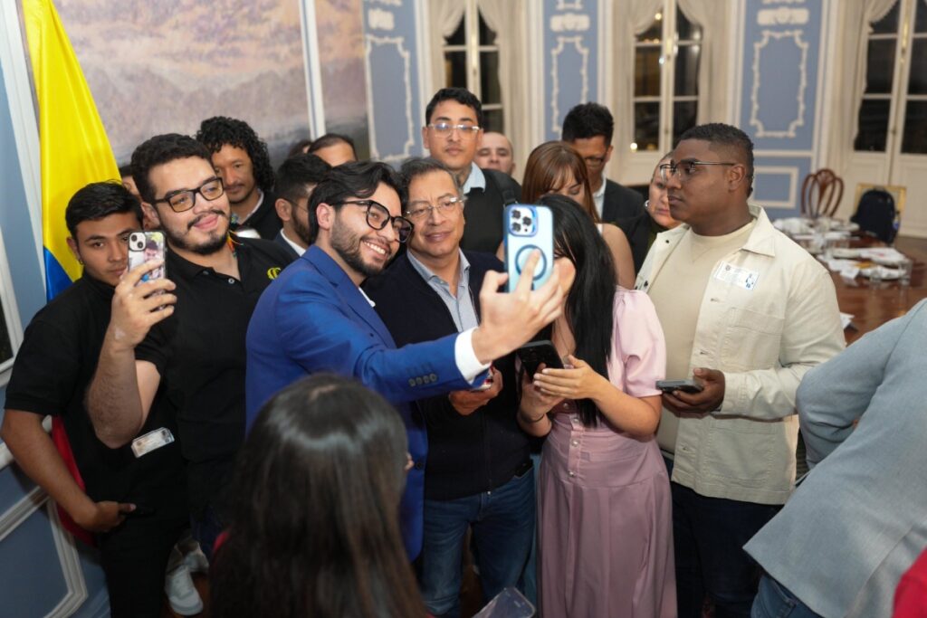 Presidente Gustavo Petro se reunió con influenciadores y creadores de contenido - Foto: Presidencia