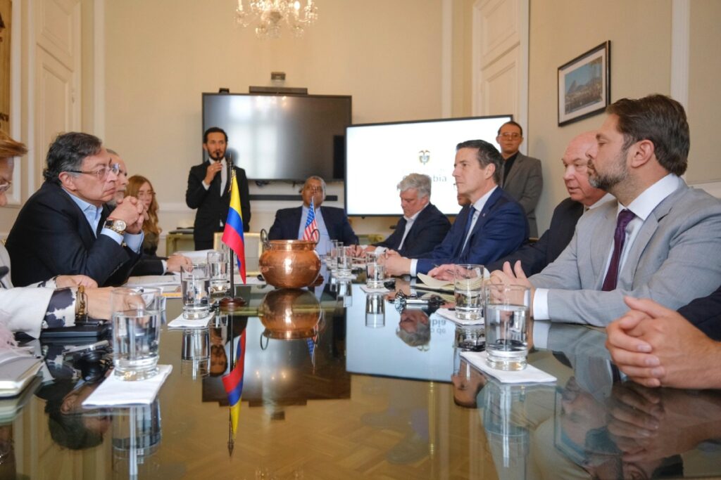 Presidente Gustavo Petro se reunió con delegación de los Estados Unidos - Foto: Presidencia