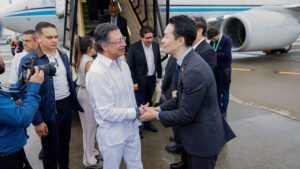 Comenzó la visita del presidente Gustavo Petro a Japón.