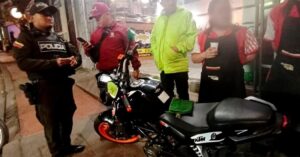 Incautada moto adulterada de $12 millones y sellados cuatro bares en Bogotá.