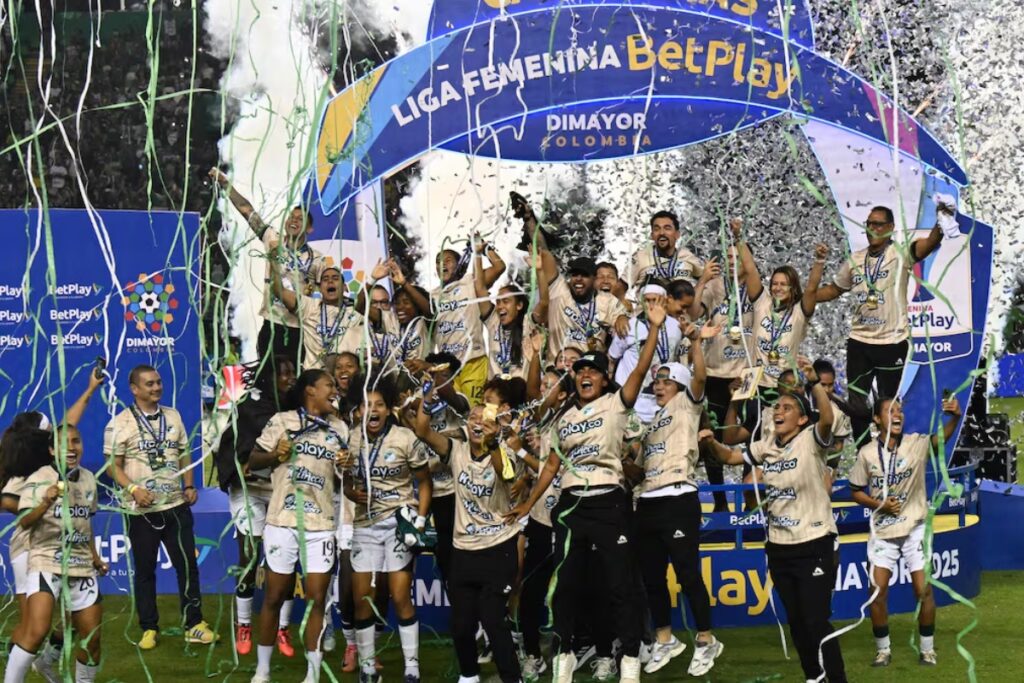 Deportivo Cali se convirtió en el primer bicampeón de la Liga Femenina - Foto: Dimayor