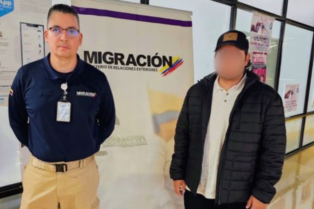 Óscar García Lopera, el poderoso empresario detenido por lavado de activos  - Foto: @MigracionCol 