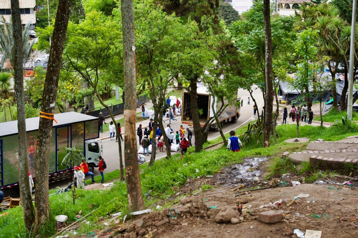 Inició retorno de la población Emberá que está asentada en la capital del país
