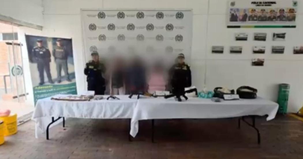 Tres personas responderán por microtráfico y por tráfico ilegal de armas en el sur de Bogotá