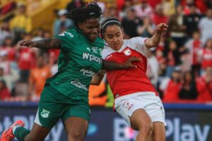 Santa Fe tomó ventaja sobre Deportivo Cali en la final de Liga Femenina - Foto: Las Leonas