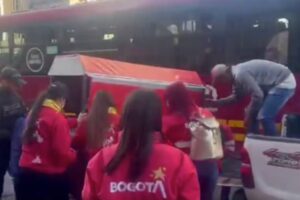 Alcaldía de La Candelaria adelantó operativo en el centro de Bogotá - Foto: Captura de video