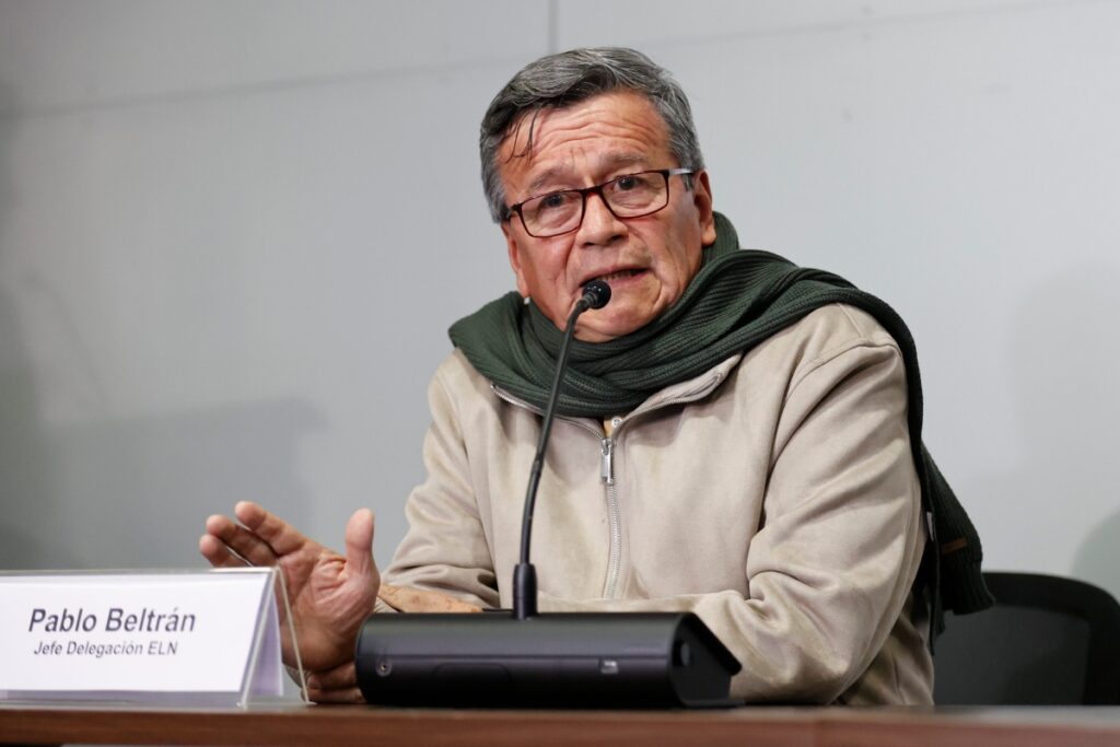 Pablo Beltrán, cabecilla del ELN, señaló que siguen dispuestos a una salida negociada - Foto: Archivo