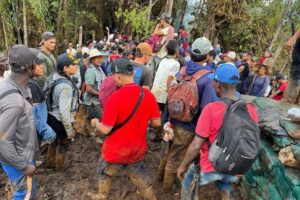 45 militares fueron secuestrados en El Tambo, Cauca, durante una nueva asonada de la población - Foto: Cortesía
