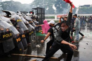 Al menos 20 desaparecidos tras las protestas en Indonesia - Foto: Redes sociales