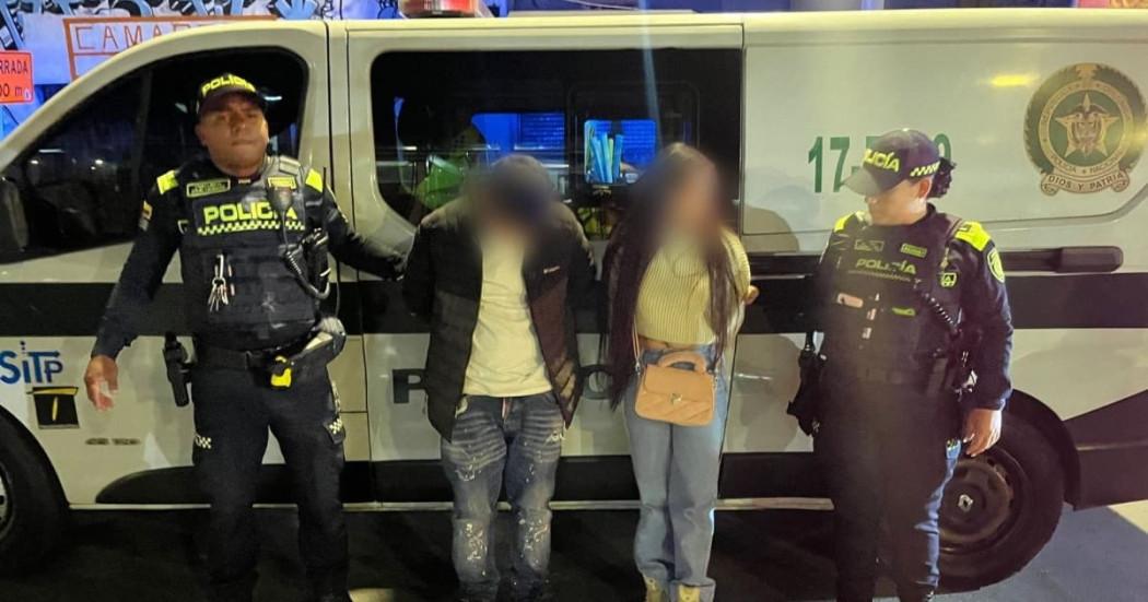 Cárcel para un hombre y una mujer señalados de cometer por hurtos en TransMilenio en el centro de Bogotá