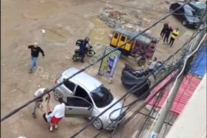 Balacera en Engativá dejó heridos a tres extranjeros - Foto: Captura de video