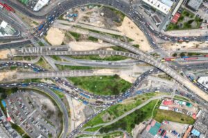 Así será la implosión de los puentes de la intersección de Puente Aranda - Foto: @OrlandoMolanoP