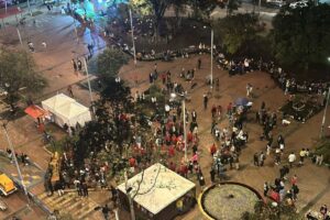 Vecinos del parque de los Hippies cansados del ruido y del desorden - foto: Redes sociales