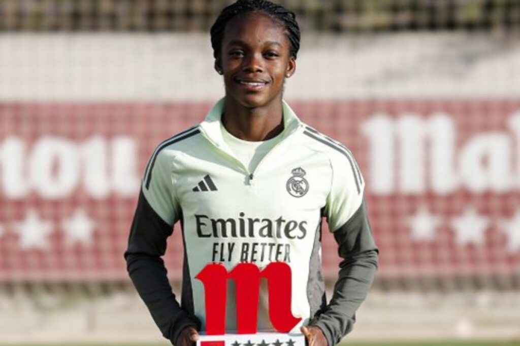 Linda Caicedo recibió premio por su rendimiento - Foto: @realmadridfem