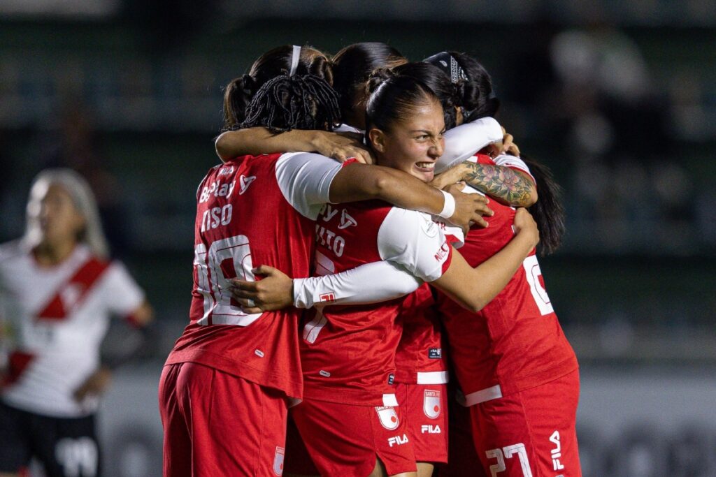 Santa Fe se estrenó con goleada en la Copa Libertadores Femenina - Foto: @LibertadoresFEM