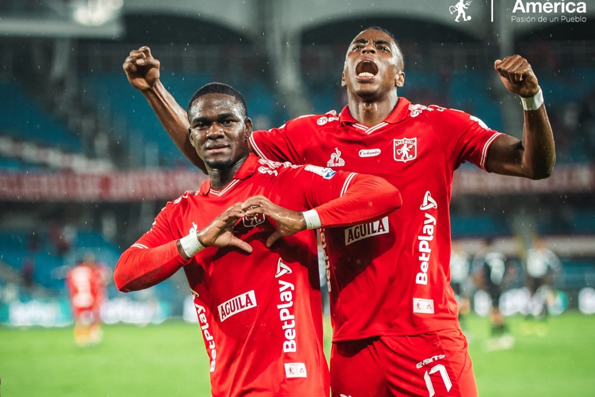 América dejó comprometido al Medellín en los cuadrangulares - Foto: @AmericadeCali