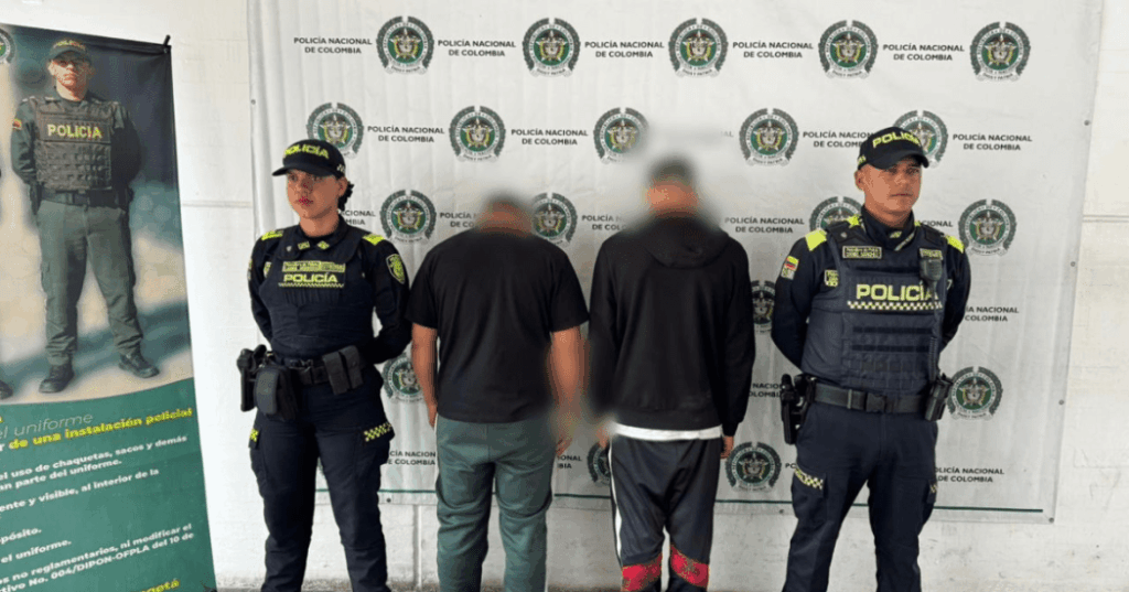 Capturado un hombre y aprehendidos dos menores de edad en vehículo hurtado, en el sur de Bogotá.