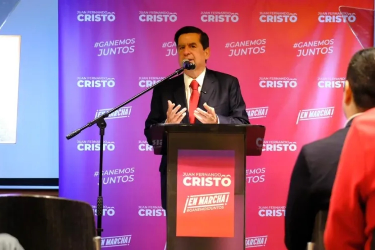 Juan Fernando Cristo oficializó su campaña presidencial para 2026 - Foto: Prensa Juan Fernando Cristo