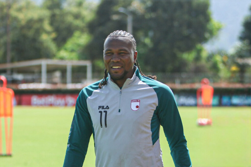 Hugo Rodallega seguirá jugando con Santa Fe - foto: Santa Fe