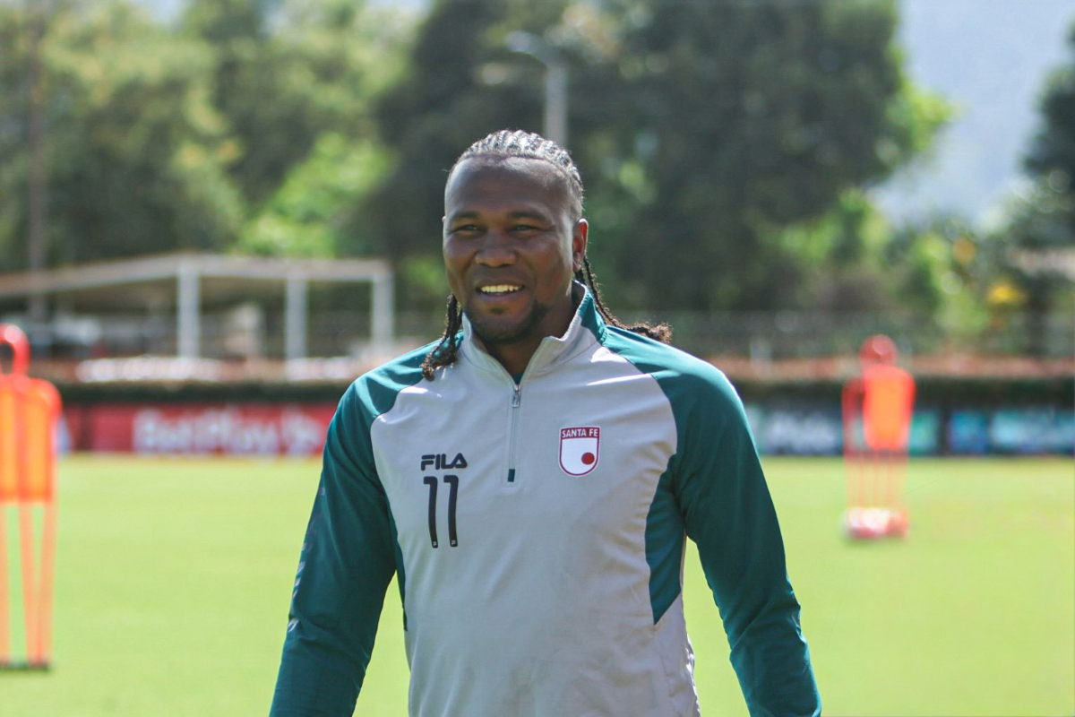 Hugo Rodallega seguirá jugando con Santa Fe - foto: Santa Fe
