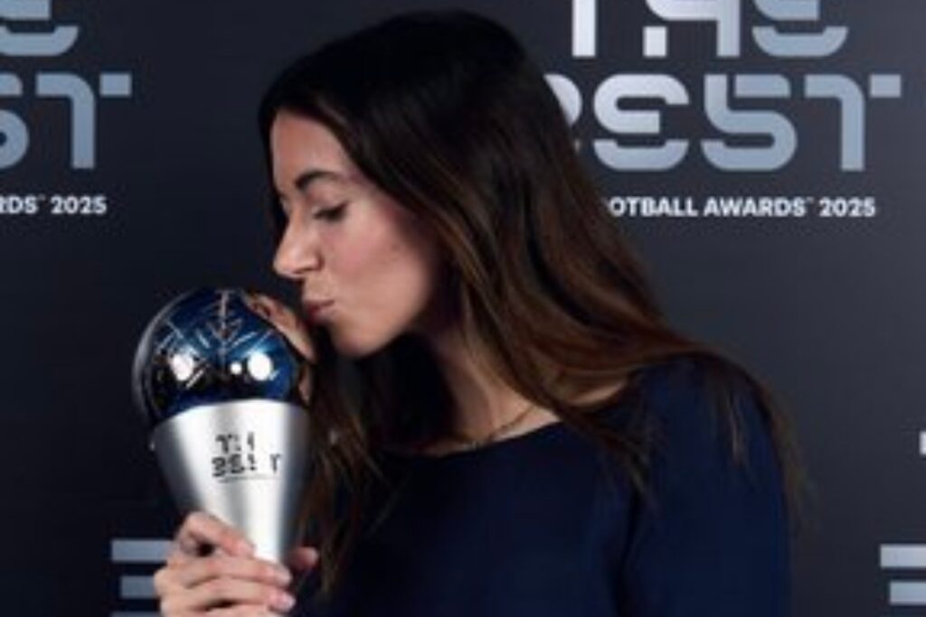 Aitana Bonmatí se alzó con el premio The Best - Foto: @AitanaBonmati