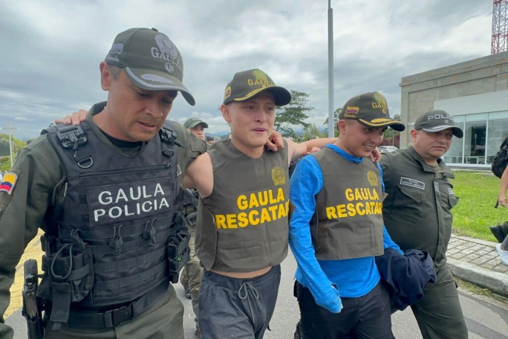 Fue rescatado Miguel Ayala, hijo del cantante Giovanny Ayala - Foto: Cortesía