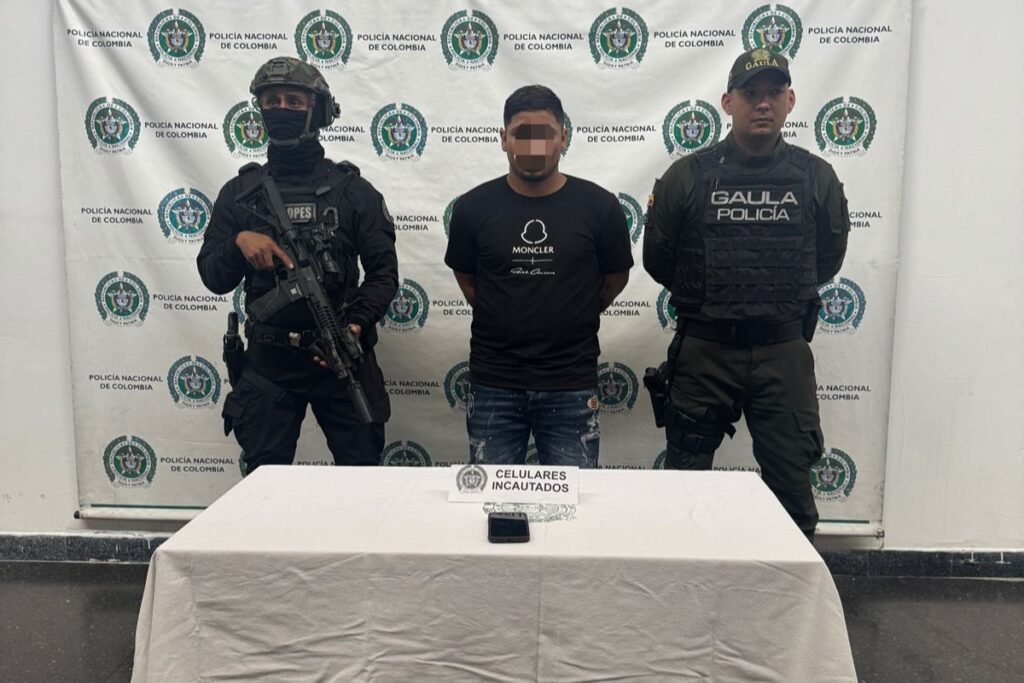 La Policía capturó a alias ‘Caín’, cabecilla del llamado grupo “Los Pepes” - Foto: Cortesía
