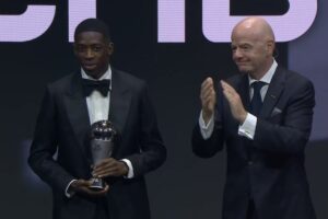 La FIFA coronó a Ousmane Dembélé como mejor jugador del mundo - Foto: FIFA