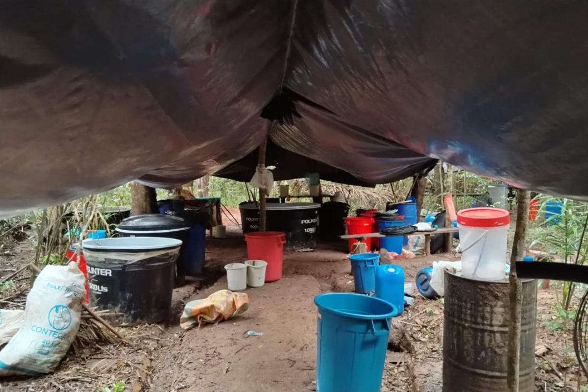 Destruyen mega laboratorio del “Clan del Golfo” en Casanare - Foto: Cortesía