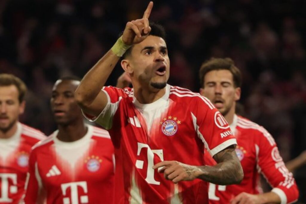 Luis Díaz, en el equipo de la semana de la Bundesliga - Foto: @FCBayernES