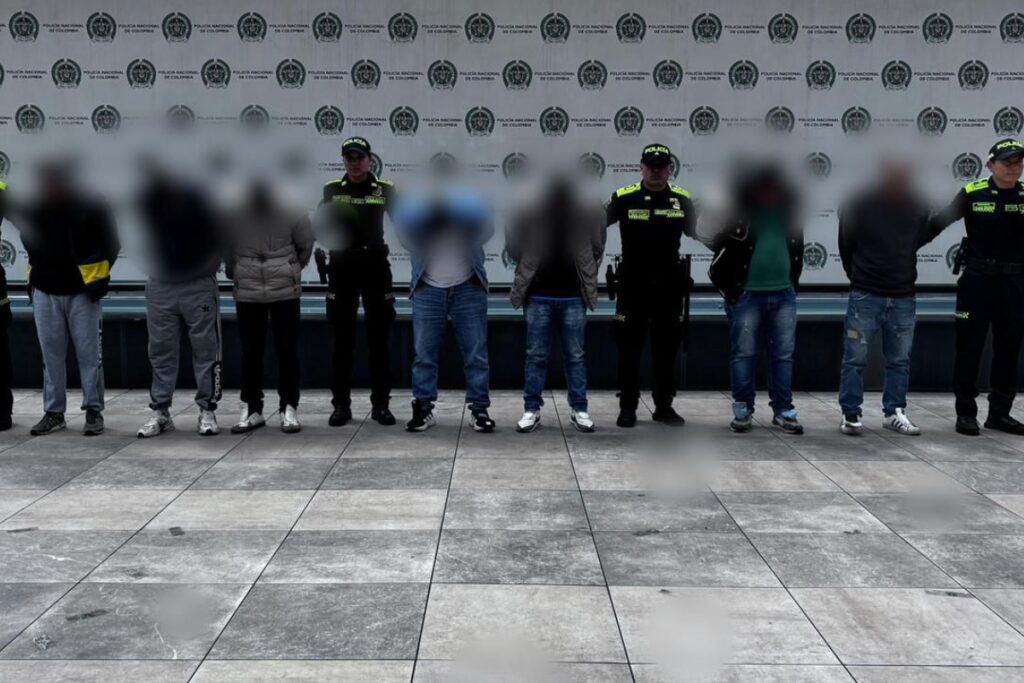 Cayeron “Los Yoker”, banda dedicada al hurto a entidades financieras en Bogotá - Foto: Cortesía