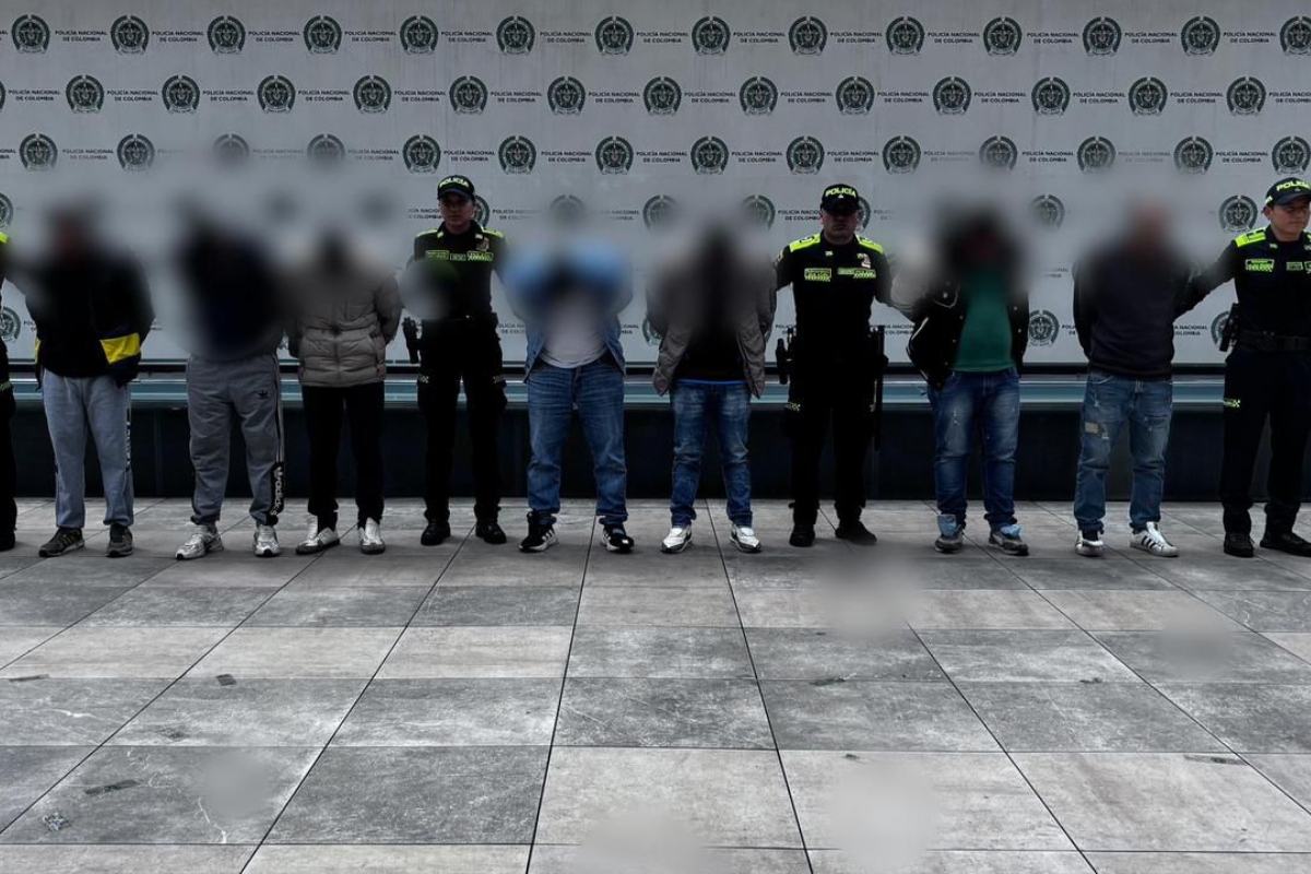 Cayeron “Los Yoker”, banda dedicada al hurto a entidades financieras en Bogotá - Foto: Cortesía